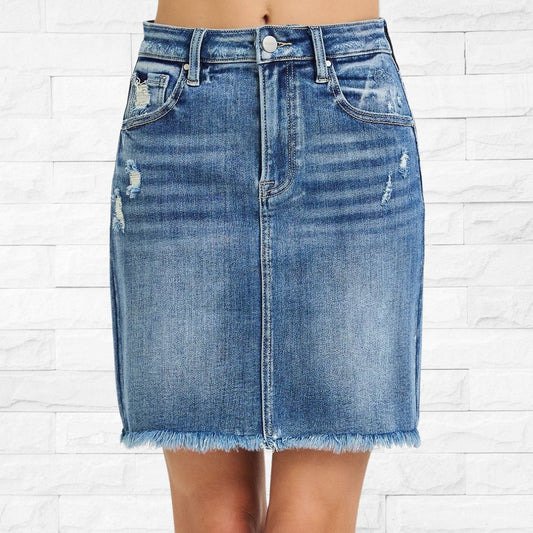 High Rise Mini Skirt