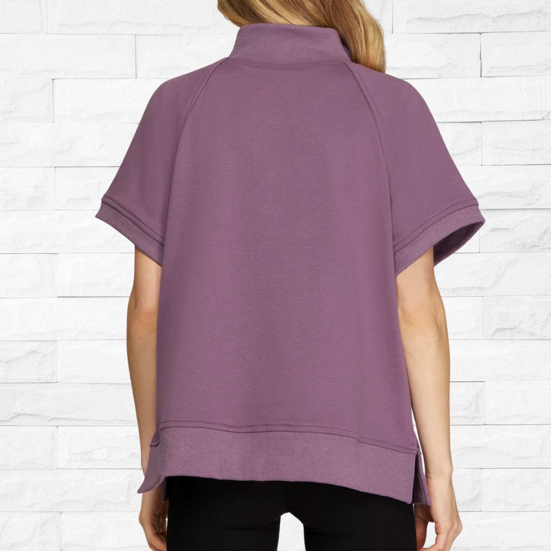 Purple Half Zip