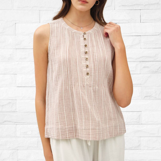 Amber Stripe Tank