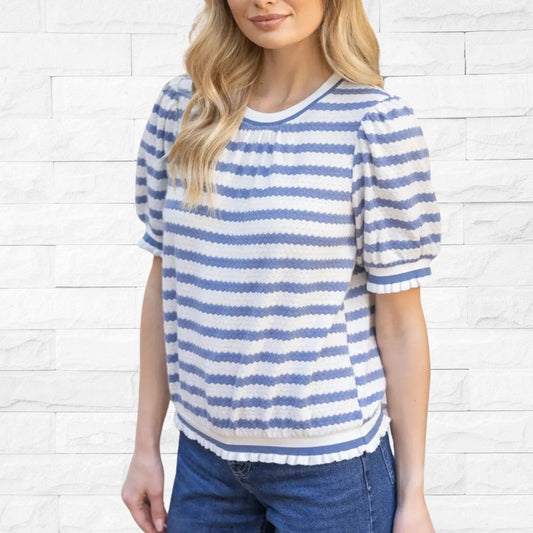 Slate Blue Stripe